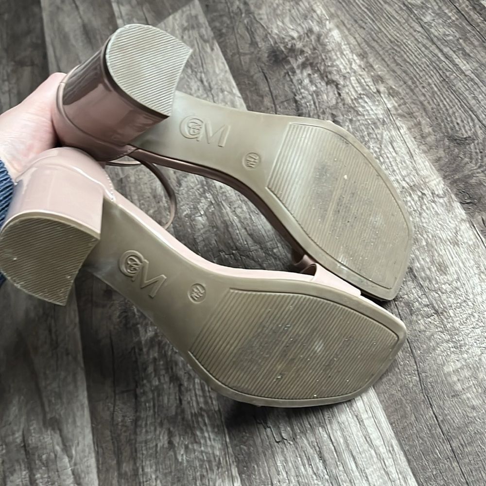 Chelsea Moreland Gala Shoes Heels in Nude Women's Size 7.5 - Picture 6 of 8